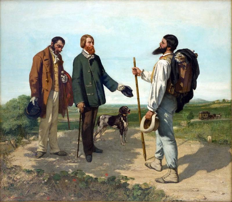 Gustave Courbet La rencontre